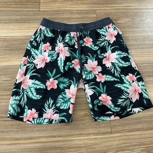 Men’s Floral Swim Trunks